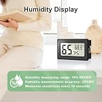6-Pack Mini Hygrometer Indoor Humidity Meter Digital Thermometer - Image 3