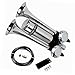 Produktbild YIYIDA Autohupe 175DB, Edelstahl, Silber und Schwarz, 12V/24V, Universelle Passform, VEHICLE_HORN, max. 175 decibels, YYDA833