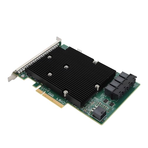 Carte HBA SAS LSI SAS 9300-16I 12 Go/s contrôleur 16 ports SAS SATA pour serveur