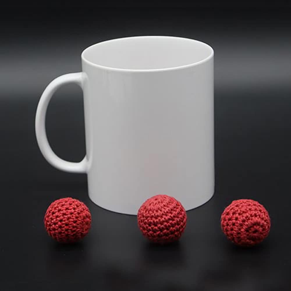MOMOMAGE Chop Cup In Pelle - Tazza Magica Con Palle Per Trucchi Di Magia E Mentalismo - 5