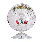 Produktvorteil --- Schöner, stabiler Aschenbecher in Größe und Gewicht für Ihren Tischhaushalt, geeignet für den Innen- und Außenbereich, leicht zu tragen und zu reinigen. Durch das Galvanisieren ist der Aschenbecher verschleißfest, antioxidativ und langlebig.