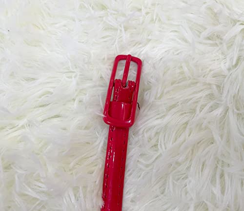 Women's Skinny Genuine Leather Belt with Buckle for Dresses Jeans 7