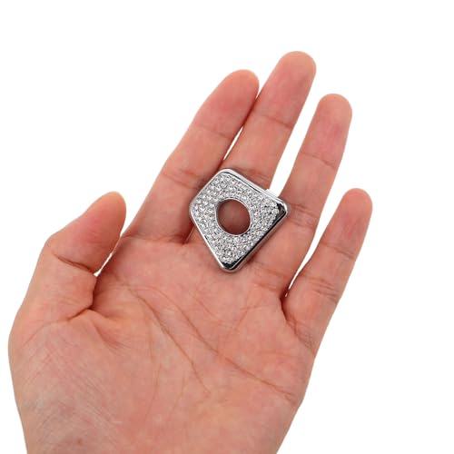 Calcomanías de diamantes de imitación y aleación para perno de puerta de automóvil 4