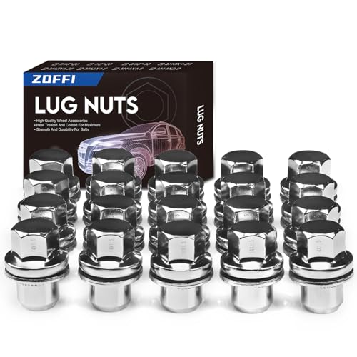 ZOFFI 20 dadi cromati M14 x 1,5, in stile OEM, ricambio per Range Rover Sport 2005-2013, Land Rover Discovery 3 e 4 2004-2014, Range Rover L322 2006-2012
