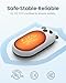 Hand Warmers Rechargeable 2 Pack, 6000mAh Electric Hand Warmer Reusable, 20Hrs Long Heating, Portable Pocket Heater Handwarmer for Women Men, Outdoor Camping, Hunting Gear