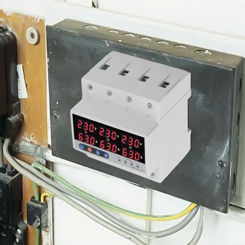 Relé protector trifásico ajustable con protección contra cortocircuito 63A 4