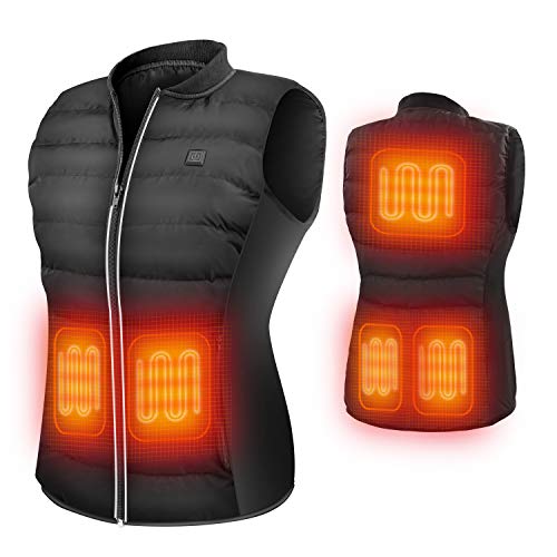 ZLTFashion 5V Heated Vest USB Charging Electric Lightweight Heating Clothing Size Adjustable Warm