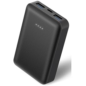 10000mAh Powerbank für Heizweste, Jacke, Hose, Mantel und Unterwäsche, Ersatzakku für 5V2A Beheizbare Kleidung