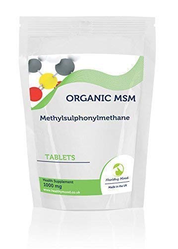 MSM Methylsulphonylmethane 1000mg 90 Tablets for All bodily Systems Normal Organ Functions HEALTHY MOOD UK Quality Nutrients
