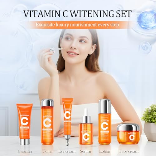 6-Piece Vitamin C Skincare Set for Radiant, Youthful Skin - Image 6