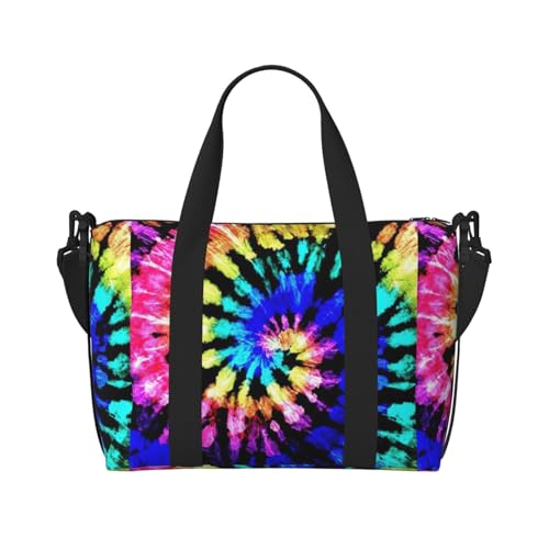 Exotic Tribe Tie Dye Style print Handbag Oxford shoulder bag casual shoulder bag weekend bag large capacity storage bag