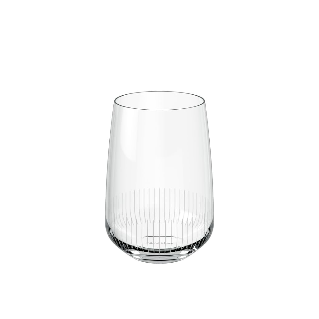Villeroy & Boch - Afina, set de 4 vasos largos de vidrio de cristal aptos para lavavajillas, vasos para caipiriñas, mojitos y otros cócteles