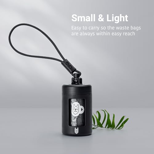 Retractable Dog Waste Bag Dispenser + Bag Holder Kit Dog Poop Bag Dispenser Retractable Waste Bag Dispenser Lightweight Poop Bag Holder Stretchy Strap Fits Any Dog Leash black  Cucciolini Doodles Retractable dog waste bag dispenser + bag holder kit dog poop bag dispenser retractable waste bag dispenser lightweight poop bag holder stretchy strap fits any dog leash black   cucciolini doodles