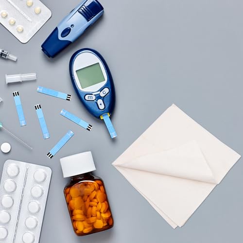 iplusmile Medizinisches Baumwolltuch 64 x 60 cm – Sterilisationsfähiges, hautfreundliches OP-Handtuch für chirurgische Eingriffe und häusliche Pflege – für Krankenhäuser, Kliniken, Privathaushalte