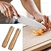 Framendino, 20 Pack Wooden File Handle with Strong Metal Collars Ergonomic Easy Installation Cutting Tool Craft (4mm & 6mm)