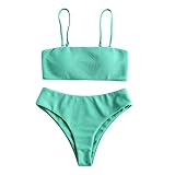 Einzigartiger strukturierter Stoff bietet einen extrem kühlen Tragekomfort dieses einfachen Bikinis