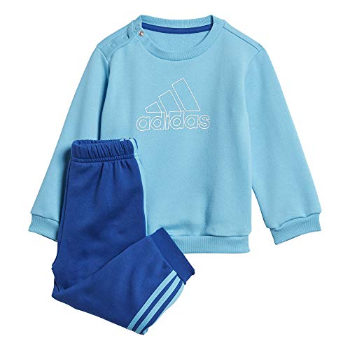adidas I MH Log Jog FL Chándal, Unisex bebé, ciabri/Blanco, 68 (3/6...