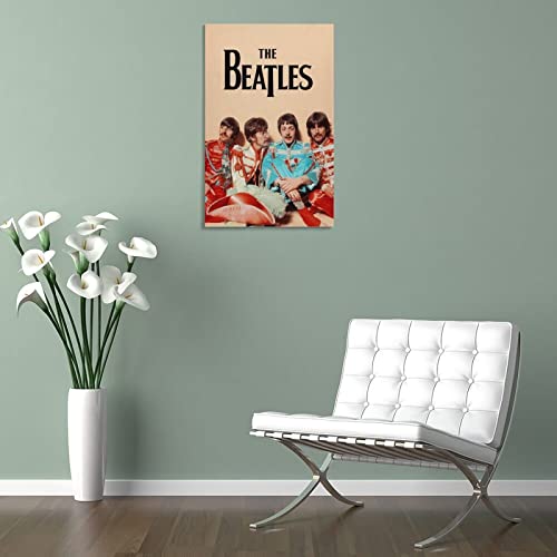 Poster décoratif sur toile The Beatles – Décoration murale moderne pour chambre à coucher – 40 x 60 cm - Les Beatles, Paul McCartney, John Lennon, RIngo Starr, George Harrison Poster décoratif sur toile The Beatles - Décoration murale moderne pour chambre à coucher - 40 x 60 cm – Image 6
