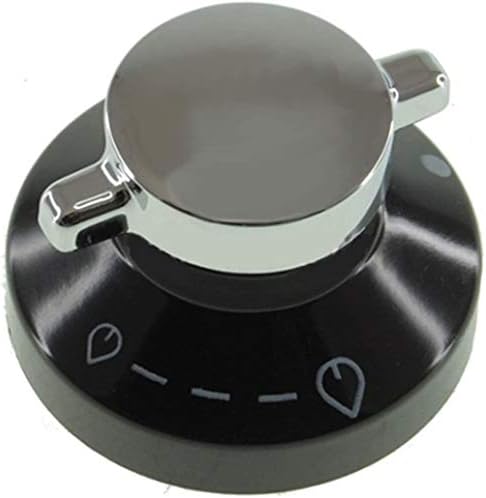 Spares2Go Control Knobs For New World Gas Hob Oven Cooker (Black/Silver - View #3