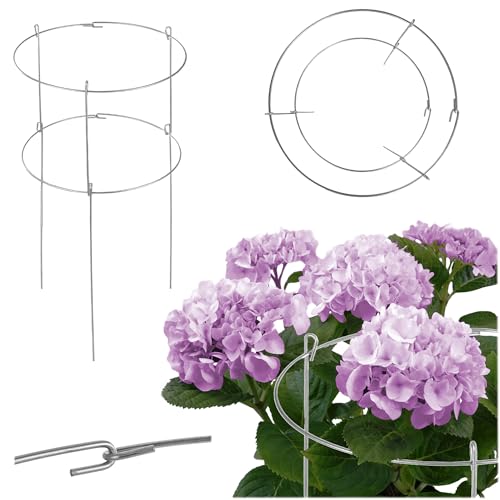 KADAX Tuteur de jardin en acier thermolaqué - Support pour plantes grimpantes pour jardin, balcon - Hauteur : 60,5 cm