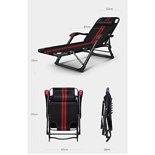 Chaises de camping stables et fauteuil inclinable portable - 4