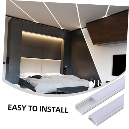 Boîtier aluminium kit de canaux Alipis en U avec diffuseur LED haute durabilité