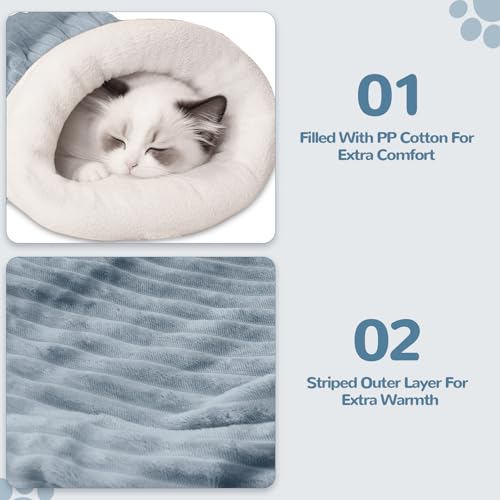 Saco de dormir para gatos, saco de dormir de inverno para gatos, aconchegante para cama de gato, cam