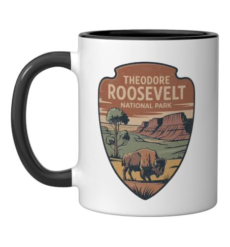 Theodore Roosevelt National Park North Dakota Ceramic Mug,
