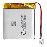 EEMB 3.7V 550mAh 453436 Lipo Battery Rechargeable Lithium Polymer ion Battery Pack with JST Connector Make Sure Device Polarity Matches with Battery Before Purchase!!!