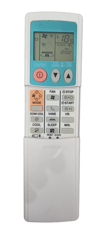 Image of Ehop E12784426 Compatible Remote Control for Mitsubishi AC MSH-GA50VB MSH-GA60VB MSC-GA20VB MSC-GA25VB MSC-GA35VB VE56