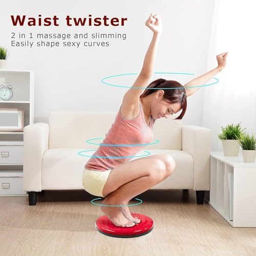Image of Tummy Waist Twister Magnetic Disk Body Shapers Slimming Rotating Machine Ankle Body Aerobic Exercise Reflexology, 2 in 1 Abdominal ABS Exerciser Body for Women & Men