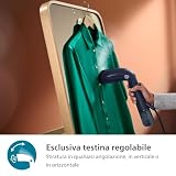 Philips 7000 Series Vertical Steam Iron STH7020/20, 1500 W, 100 ml, Steam 28 g/min, 2 Steam Levels, OptimalTEMP Technology, Dark Blue - 7