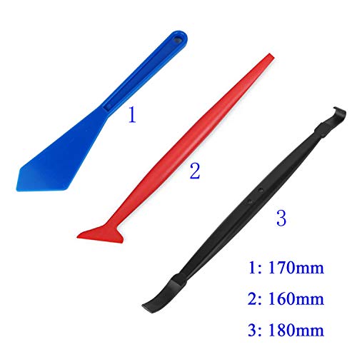 CARTINTS Vehicle Window Film Tint Kit Vinyl Wrap Tools with Safety Vinyl Knife, 9mm Utility Knife, Felt Squeegee, Water Squeegee, Scrapers - Thumbnail 4