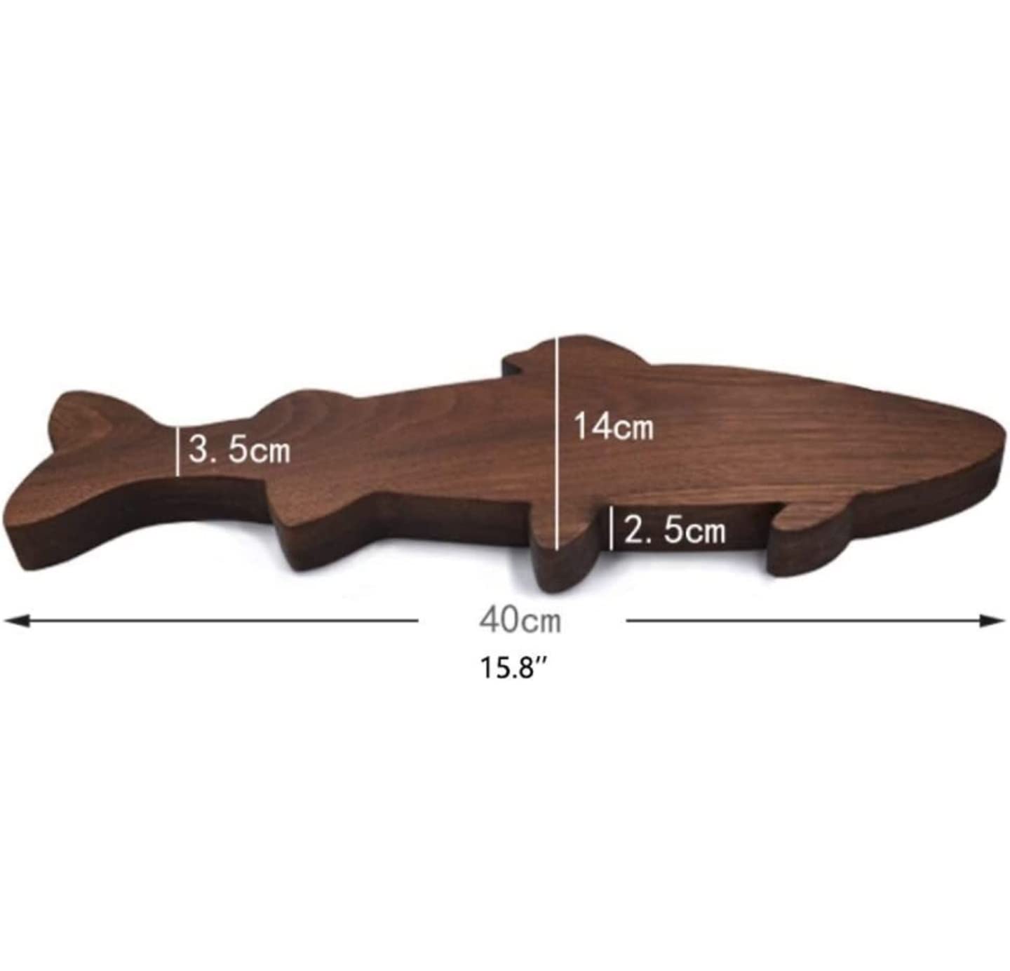 Bloque Cuchillos Cocina Barra De Soporte Magnético para Cuchillos De Nogal, Bloque De Cuchillos De Montaje En Pared Multiusos, Utensilio De Cocina con Forma De Pez