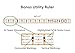 UltraGrid by QuiltCut Non-Slip Quilting Ruler - 8½