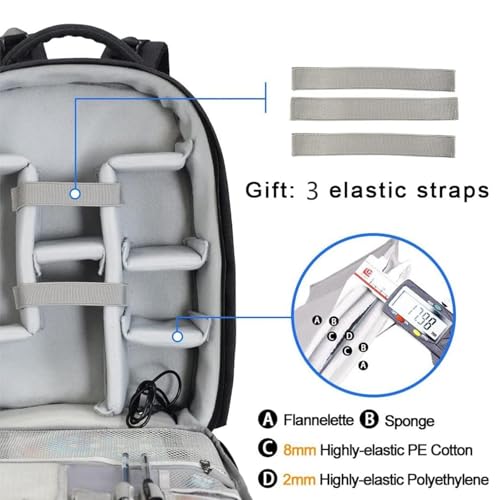 CADeN Camera Backpack Professional DSLR Bag with USB