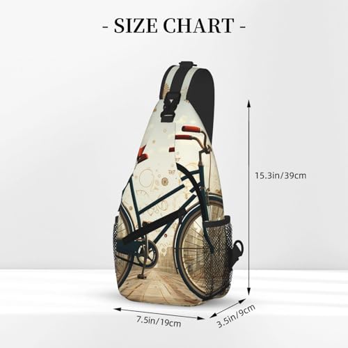 Sling bag unisex para senderismo y viajes miniatura 3