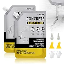 Concrete Crack Filler, Cement Crack Filler Outdoor, Waterproof Repair Sealant, Quick-Drying Sealing Adhesive, for Driveway, Walkway, Patio, Joint 2