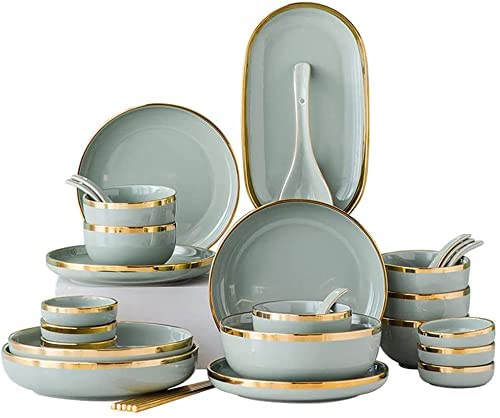 Juegos combinados de porcelana Servicio de vajilla de cerámica de Phnom Penh