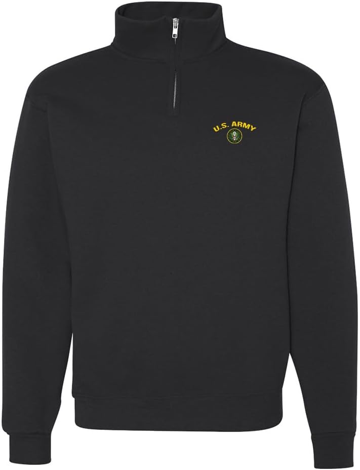 Military Productions US Army Quarter-Zip Sweatshirt Officially Licensed