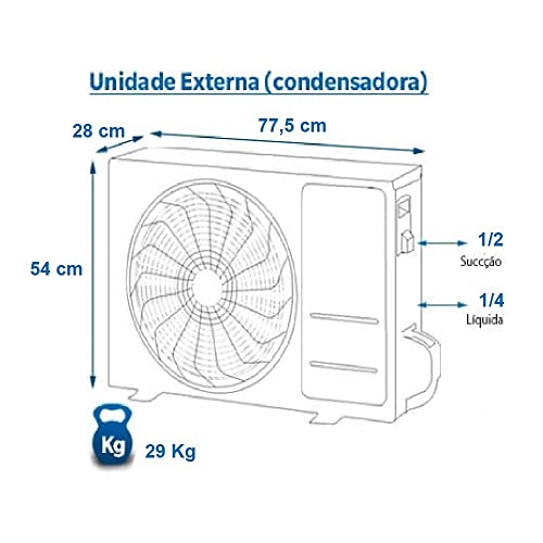 Ar Condicionado Split Elgin Eco Power 12000 Btus Frio 220v