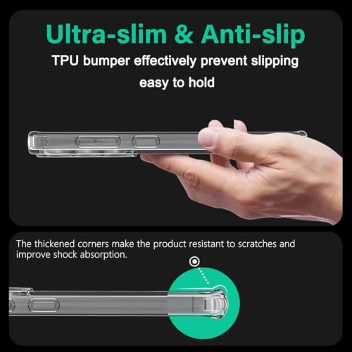 Image of ONES Magnetic for Samsung Galaxy S26 Slim Case, Compatible with Magsafe, Military-Grade Drop Guard, Anti-Yellowing, Shockproof Cover for Galaxy S26, Scratch-Resistant, Transparent