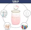Set de termo y dispensador de jabón Jay Franco Hello Kitty - Colección rosa de 2 piezas incluye bomba de loción de resina y vaso - Decoración de baño 6