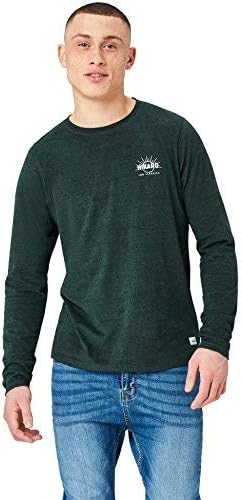 HIKARO T-Shirt a Manica Lunga Uomo, Verde (Khaki), 54 (Taglia Produttore:  X-Large) : Amazon.it: Abbigliamento