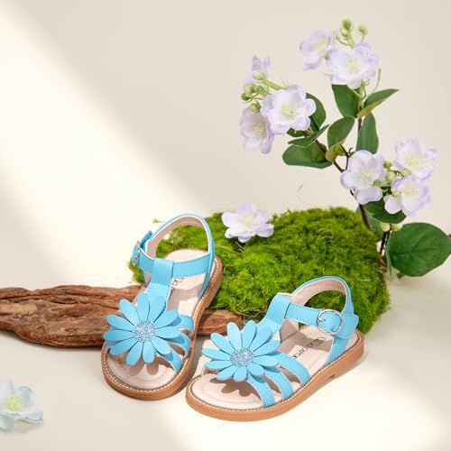 Image of Kiderence Toddler Girls Sandals Little Girls Kids Summer Shoes Toddler Sandals