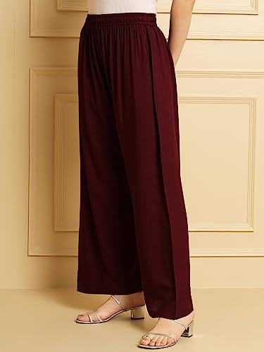 Image of Soft Colors Women Regular Fit Pocket Palazzo