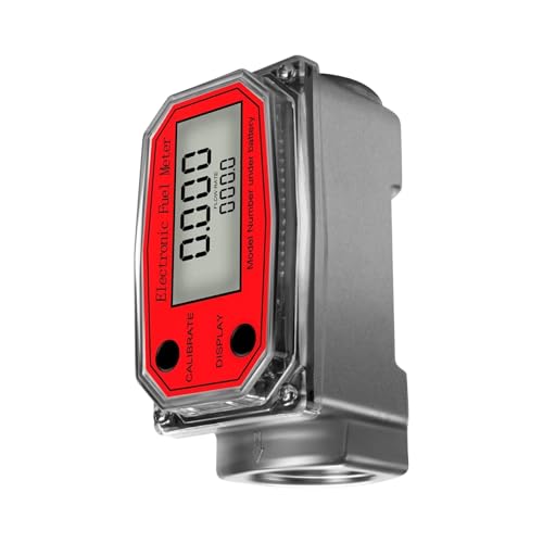 Medidor de caudal de agua digital de 1 pulgada con pantalla LCD para control de combustible 3