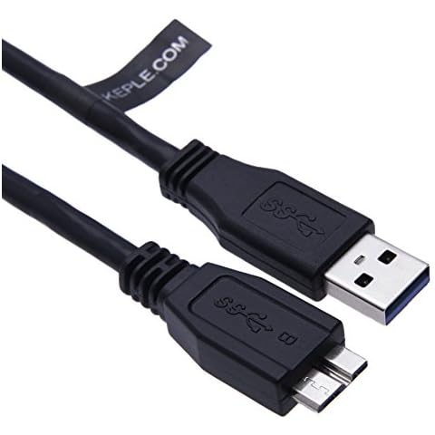 Cable USB-B para discos duros externos WD, Samsung, Hitachi y Sonnics (0.5m) Cover