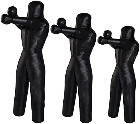 BRAWL Strike MMA Grappling Dummy Wrestling Bag Black 4ft 5ft 6ft