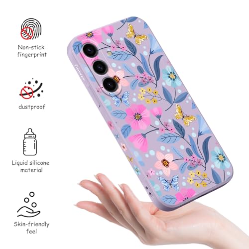 Coque de téléphone fine fleur violet pour votre style quotidien - 4